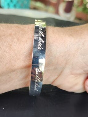 Kate Spade “Happily Ever After” Silver Bangle